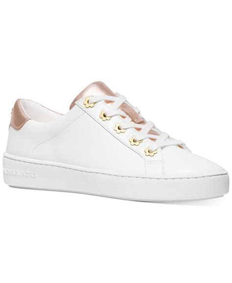 michael michael kors irving stripe lace up sneakers|Irving Two.